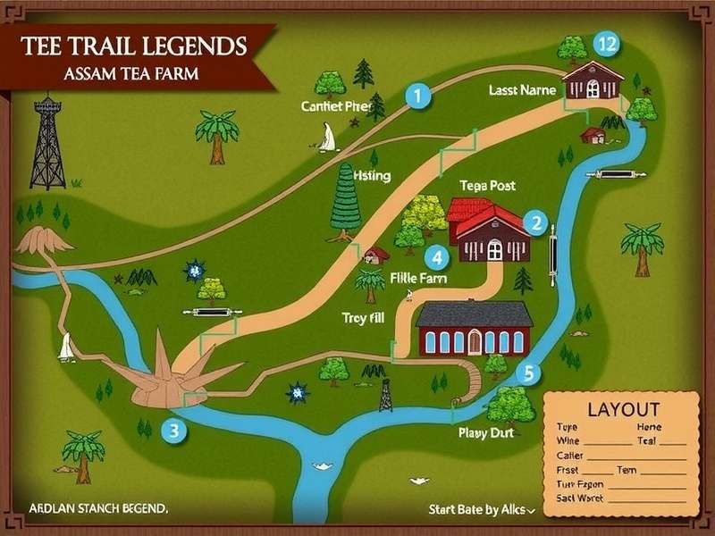 Assam Tea Farm Layout